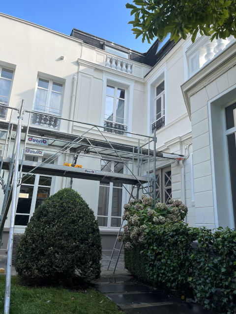 Façade renovée, repeinte par MSA